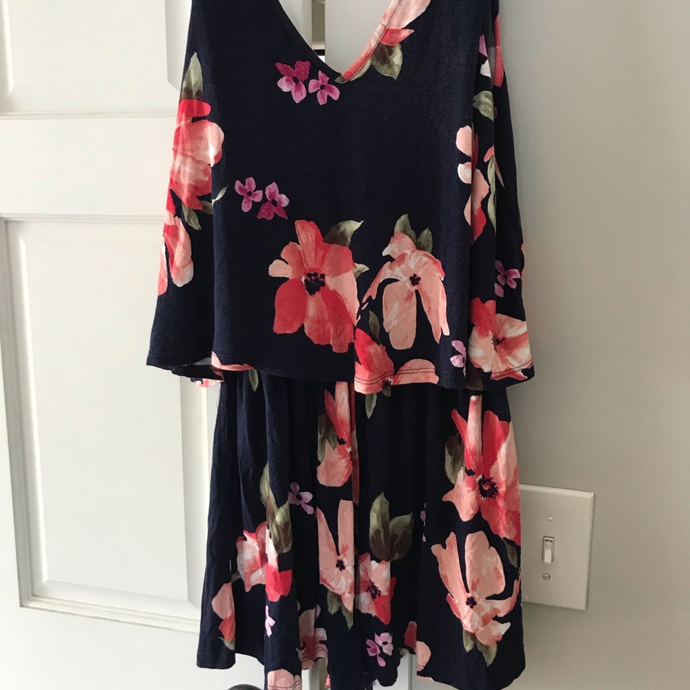 Vici cotton floral romper size medium